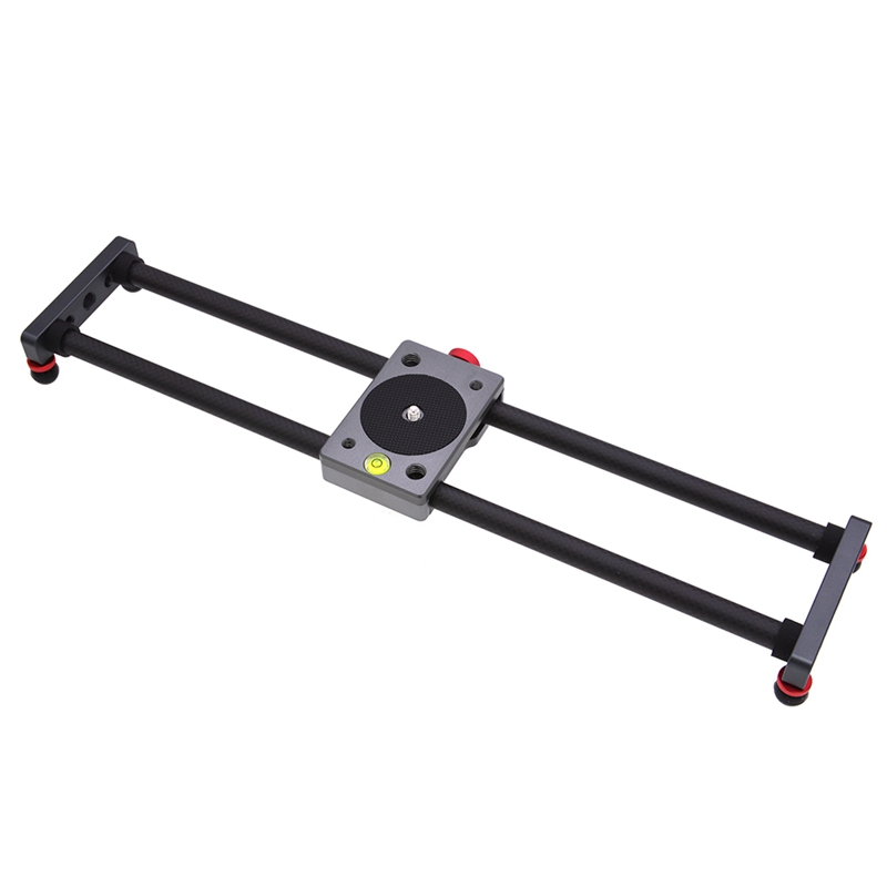 FULL-40CM Camera Slider Adjustable Carbon Fiber Camera Dolly Track Slider Video Stabilizer Rail for Camera DSLR Video Photograph