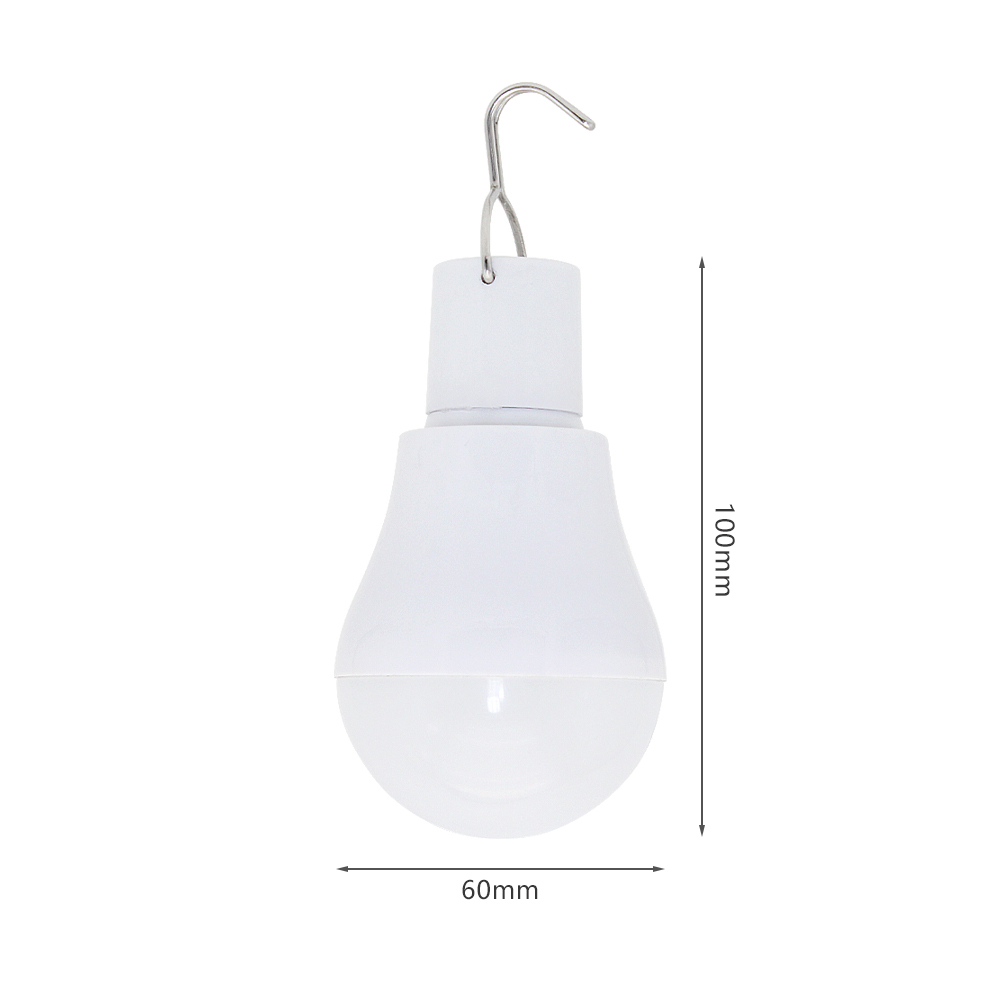 LED-lamp op zonne-energie, spaarlamp, draagbare wandlamp voor buiten, tuin, kamperen, wandelen, vissen, noodverlichting