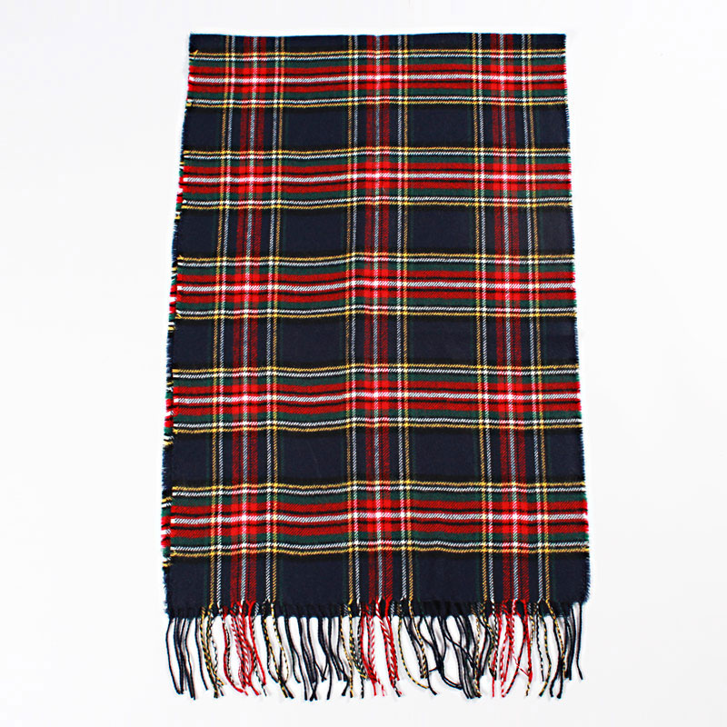 Oversized pashmina kwastjes wintersjaal dames geruite deken sjaal acryl wikkels sjaals kasjmier dames foulard femme sjaals