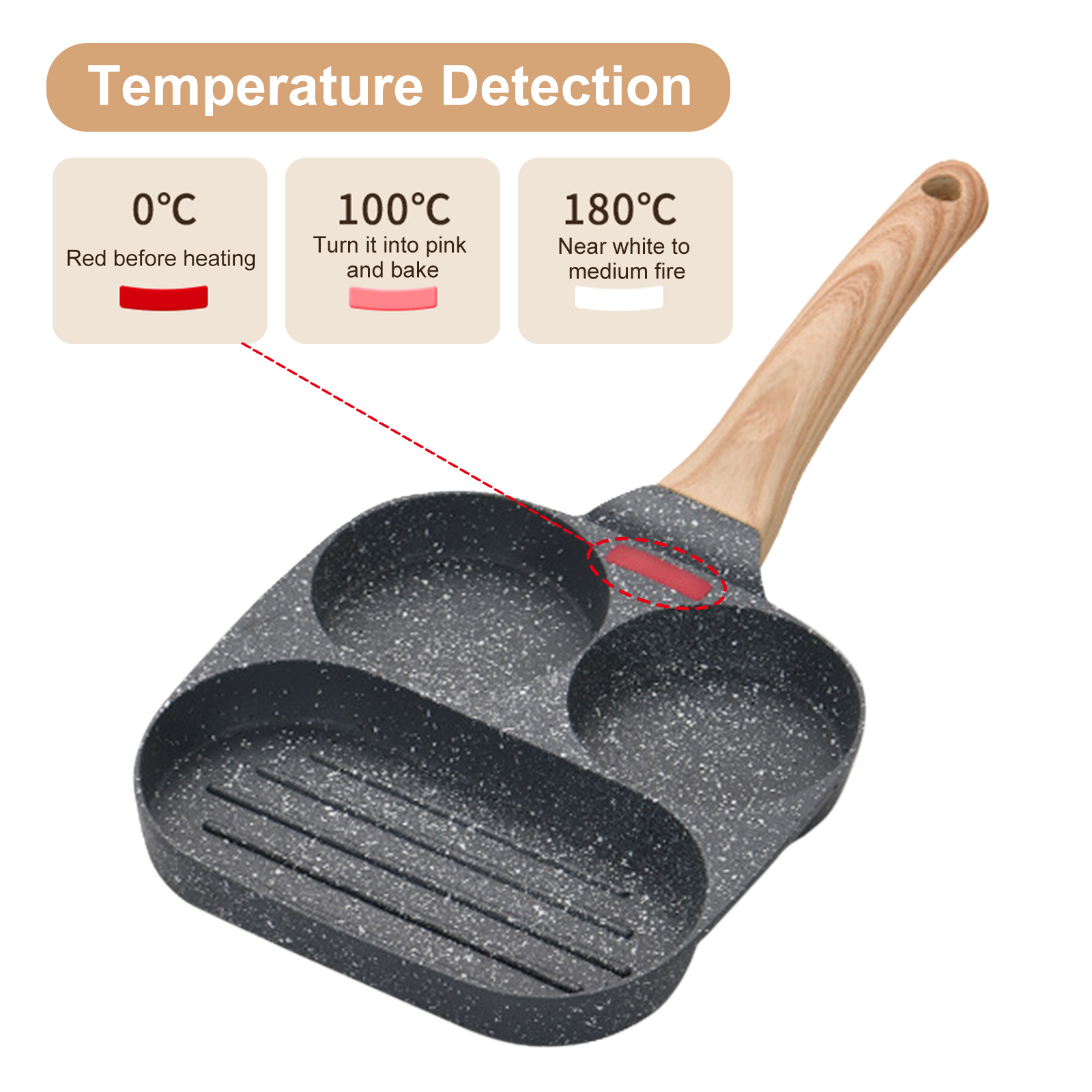 2-4 huller stegegryde pande fortykket omeletpande non-stick æg pandekage bøfpande madlavning æg skinke pander morgenmad maskine køkkengrej pande