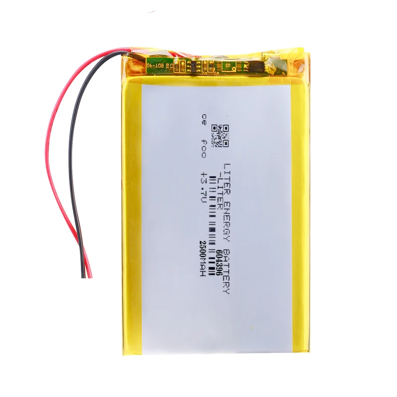 3.7V Li-Polymer Rechargeable Battery 603040 for MP3, Tablets, DVD, E-books, Bluetooth Headsets, Cameras: Pink
