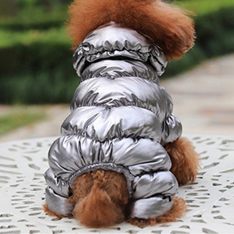 Veste de chien Costume D'hiver Bouledogue Français Vêtements Pour Animaux De Compagnie Imperméable Coton Rembourré Tenue Chaude Manteau Épaississement Doudoune