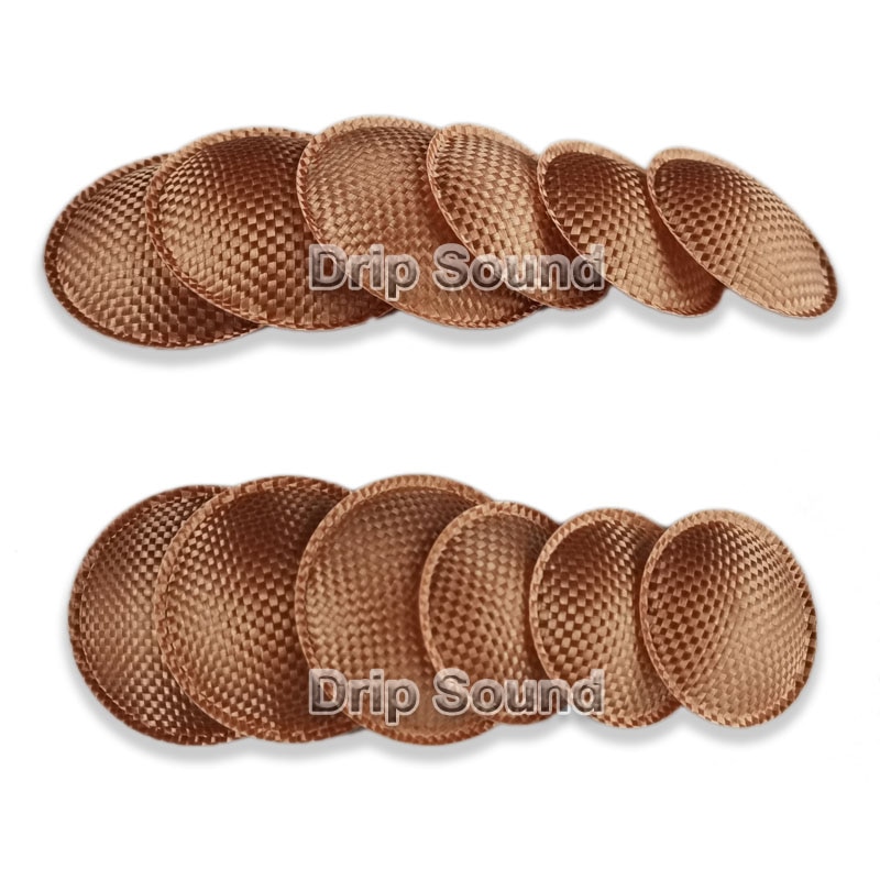 2pcs 45mm/55 millimetri Altoparlante Dust Cap Woofer Altoparlante Fibra di Vetro In Fibra di Vetro Cupola Cono Copertura Basso di Riparazione parti