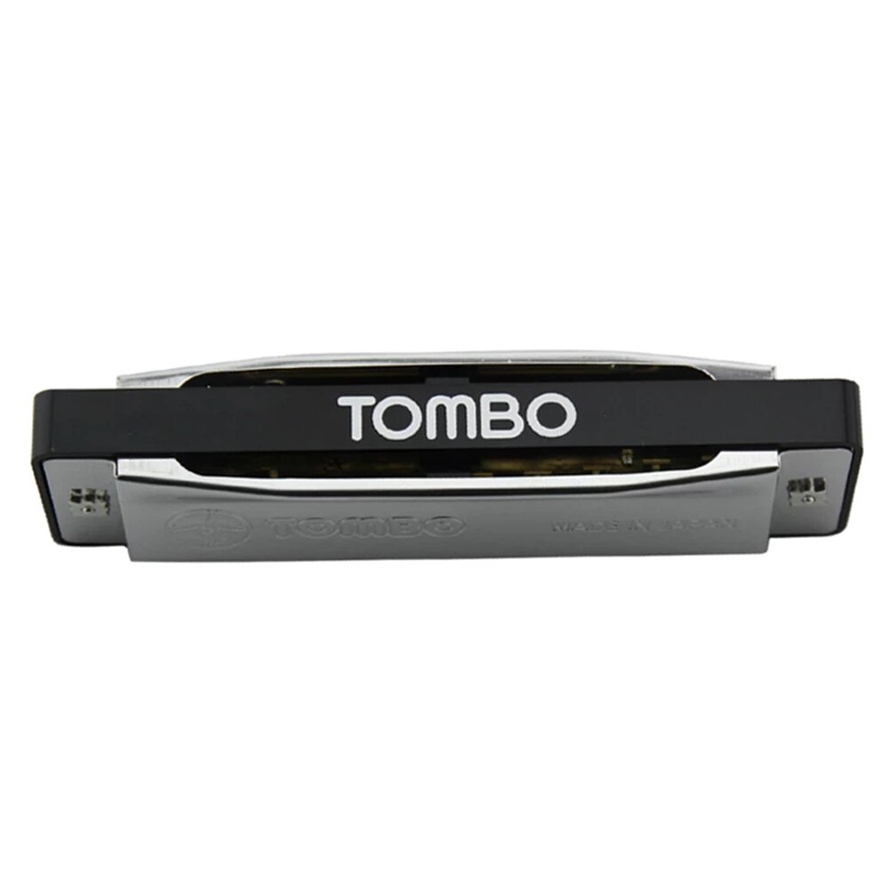 Tombo Folk Blues 1610 Diatonic Harmonica 10 Hole Blues Harp Brass Mouth Organ Key Of C ABS Comb Musical Instruments