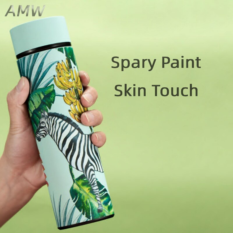 450ml LED lindo termo vacío-pantalla Digital inteligente de temperatura de acero inoxidable termo botella de agua para café té leche