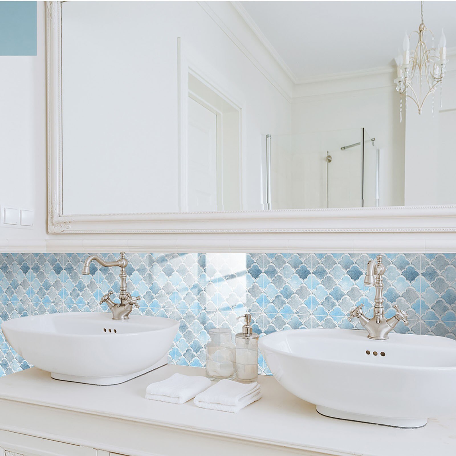 Mozaïek Tegel Zelfklevende Muur Sticker 5Pcs 10X10Cm Keuken Behang Muurschilderingen Waterdicht Stickers Woonkamer badkamer Decoratie