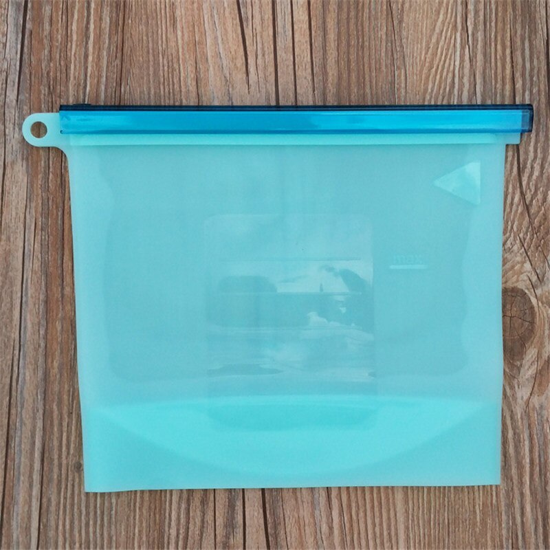Reusable Silicone Vacuum Seal Food Keep Fresh Bag Fruit Meat Milk Storage Containers Refrigerator Bag Kitchen Organizer Gadgets: 02
