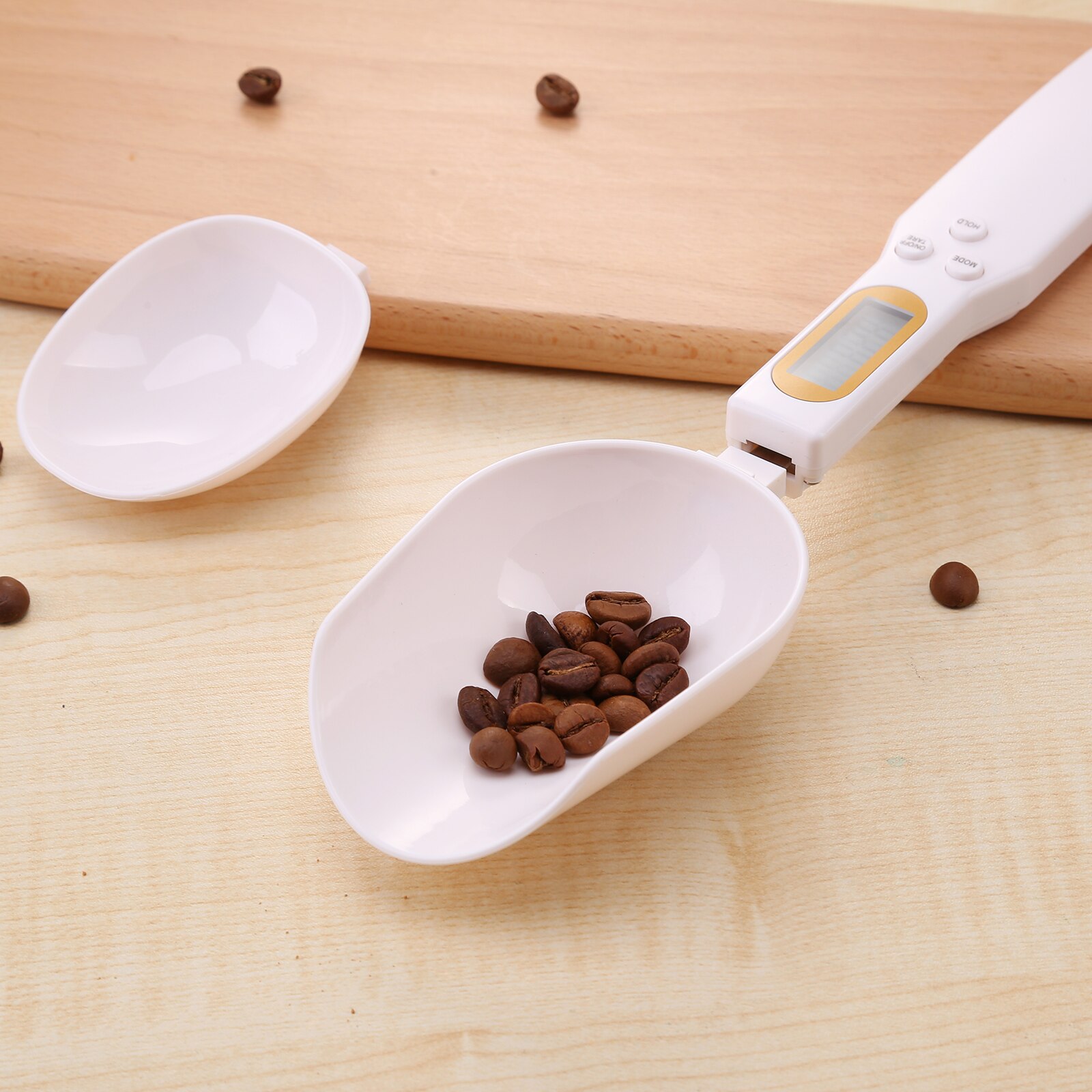 500g/0.1g High Precision Kitchen Food Scale Spoon Digital Gram Measuring Tools Electronic Weighing Grams Cup for Portioning Tea