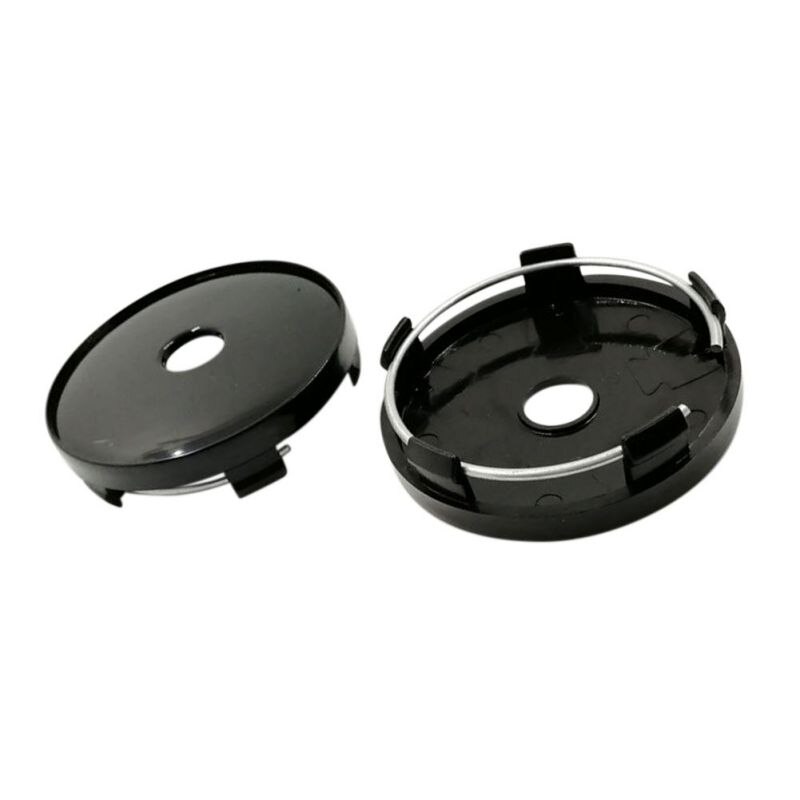 Balight 1 st universal bil auto 60mm hjul centrum navkapslar lock navkapslar fälg bil dammskydd hjul navskydd navkapslar: Vit