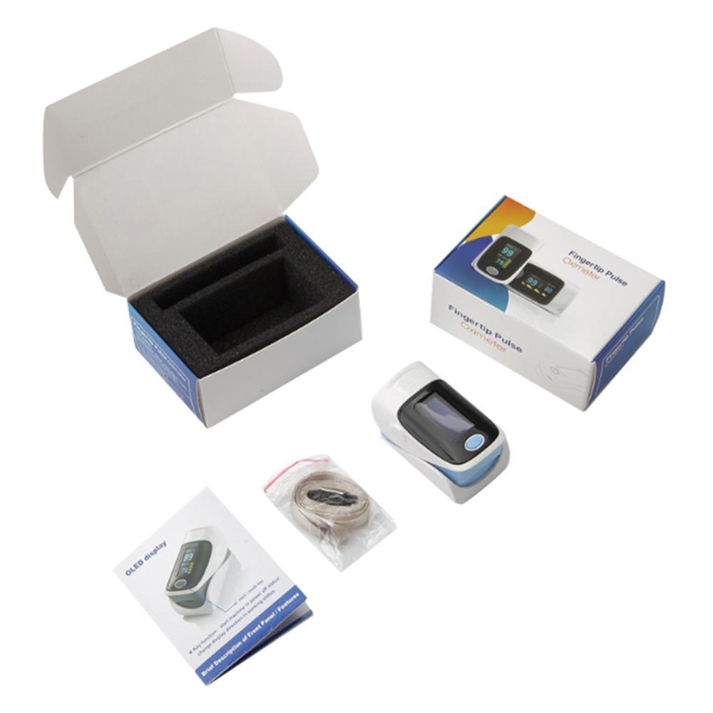 CE FDA Blood Oxygen Monitor Finger Pulse Oximeter Oxygen Saturation Monitor without Battery Fast