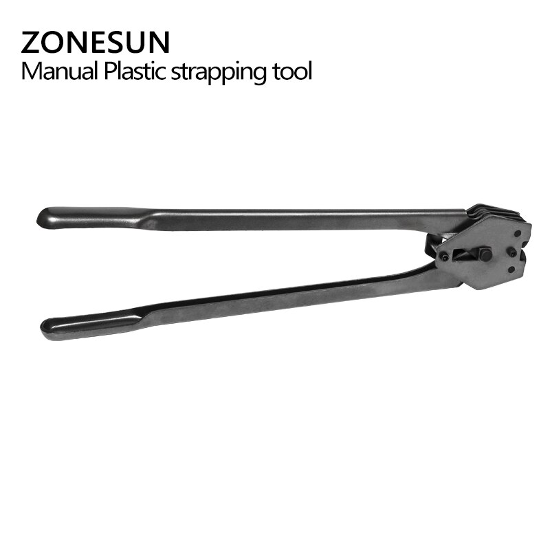 ZONESUN Long Hand PP PET Plastic Strapping Cutter for PP PET Strapping Belt Band Tensioner and Sealing Max Cut 16mm