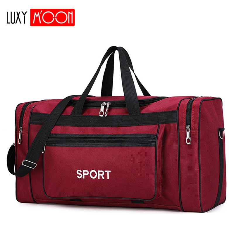 Waterproof Men Sport Travel Bag Women GYM Bags Red Yoga Fitness Bag Unisex Handbag Large Capacity Nylon Duffle Bag XA165K