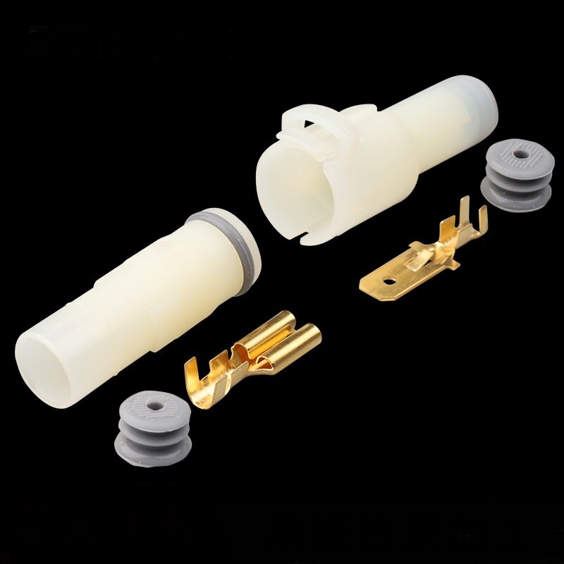 100 sets  dj7014-7.8-11 21 auto hoge stroom waterdichte connector 1p 1 kern 1 gat auto connector