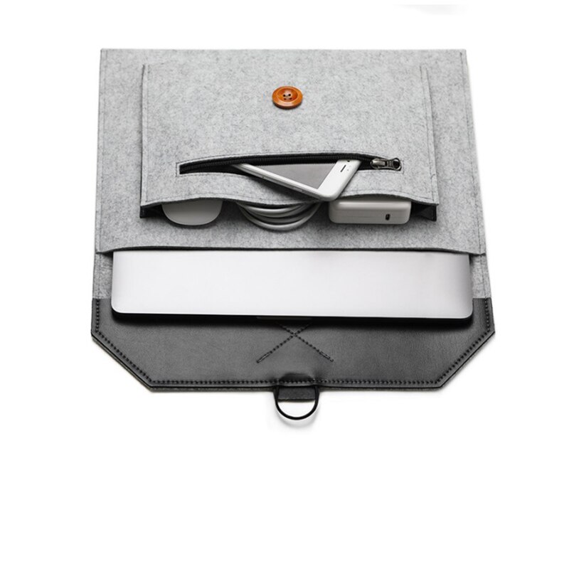 Til ipad pro 10.5 11 12.9 etui stødsikker tabletforing sleeve taske til ipad 10.2 pro 11 12.9 tommer cover capa: Lys / 14 tommer 38 x 27cm