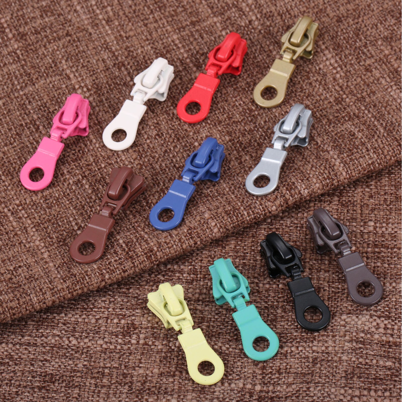 10/11Stck 40*12mm Zink-legierung Reißverschluss Schieberegler Metall Reißverschluss Schieberegler Reißverschlüsse Kopf DIY Koffer Kleidung tasche Reparatur NäHenne Zubehör