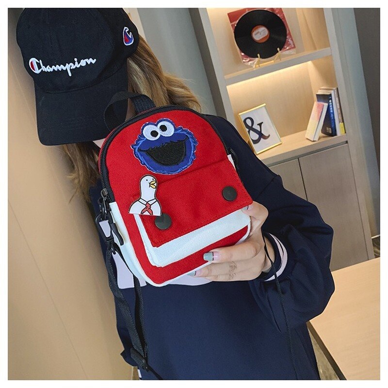 Herfst En Winter Leisure Mode Op De Gronden Van De Hand-Held Canvas Tas Eenvoudige