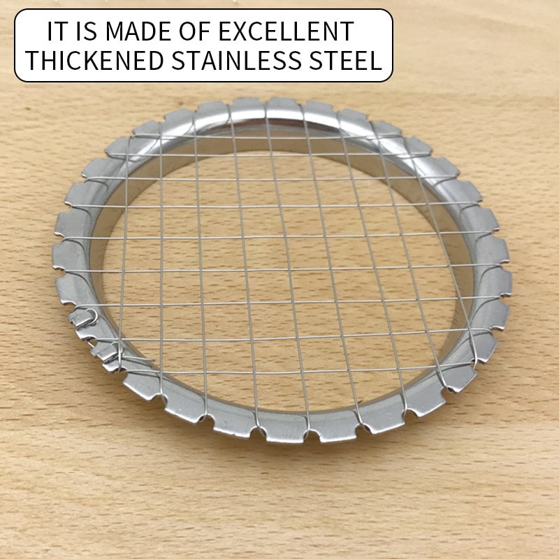 Acier inoxydable oeuf trancheuse Cutter coupe oeuf dispositif grille pour légumes salades pomme de terre champignon outils Chopper pour cuisine Chopper