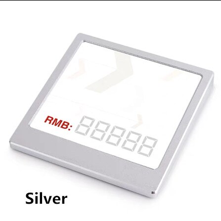 100*75mm Aluminum Slant Table Card Sign Holder Display Stand Advertising Price Label Paper Holder Stand: Silver