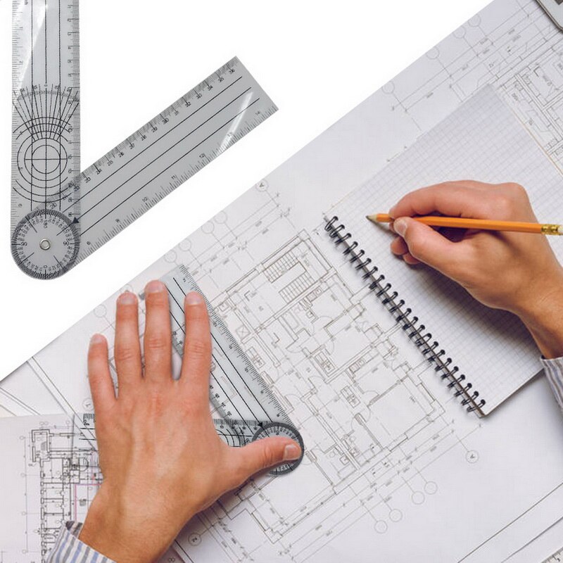 Spinal Ruler 360 Degree Measuring Tool Spinals Goniometer Protractors Multi-Ruler Goniometer Angle