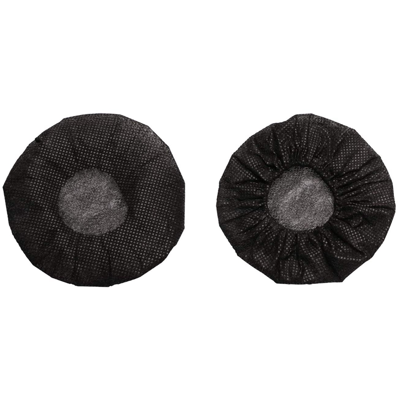 RISE-200 Pcs Black Disposable Microphone Covers Karaoke Anti-Splash Mic Cover Dust-Proof Accessories: Default Title