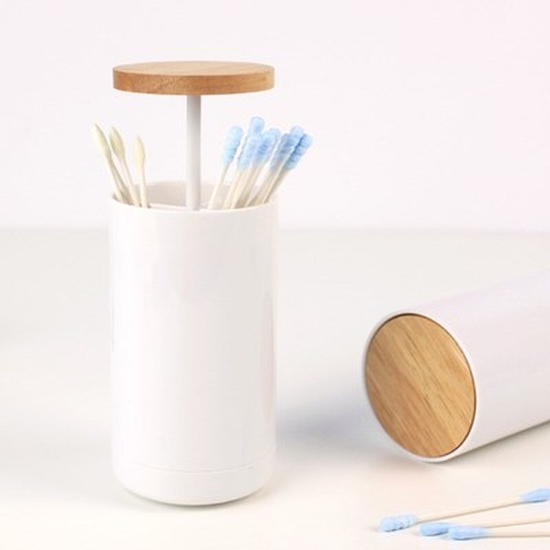 Houten Draagbare Tandenstoker Houder Keuken Accessoires Creatieve Push-type Restaurant Home Opbergdoos Wattenstaafje Dozen