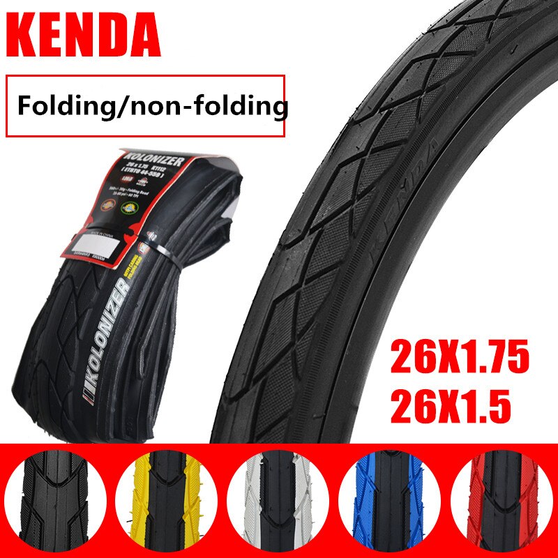 KENDA k1112 bicycle tyre mountain bike 26*1.5/1.75 puncture-proof folding/non-folding bike tire