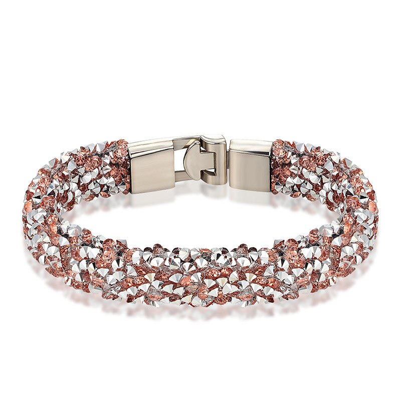 Janeyacy 10 Kleur Armband & Dames Armband Strass Armband Lady Charm Persoonlijkheid Pulsera mujer: TZ142