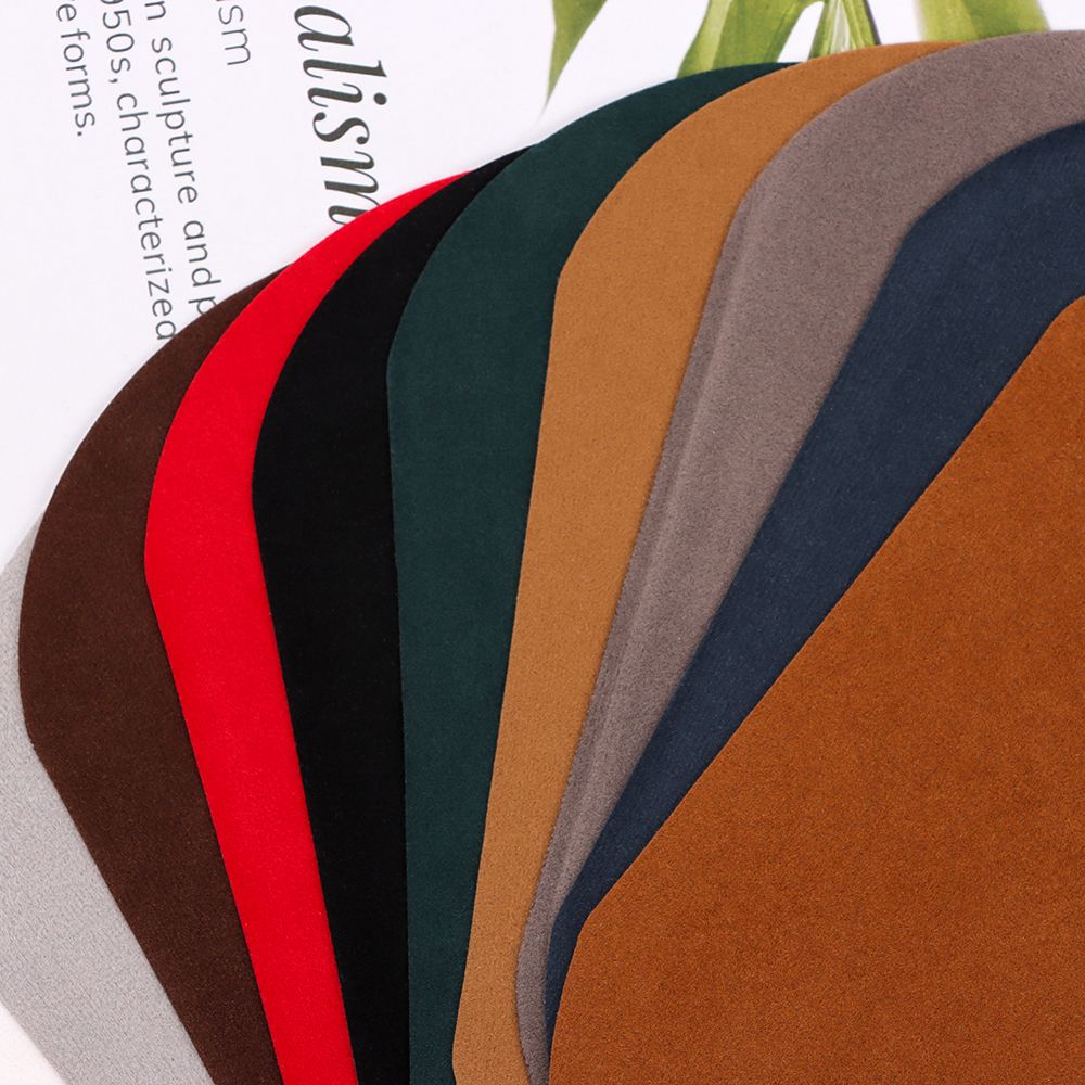 2Pcs Imitation Buckskin Stickers Clothes Patches Elbow Iron on Patch Leather Pants Knee Appliques Clothes Sewing Tools