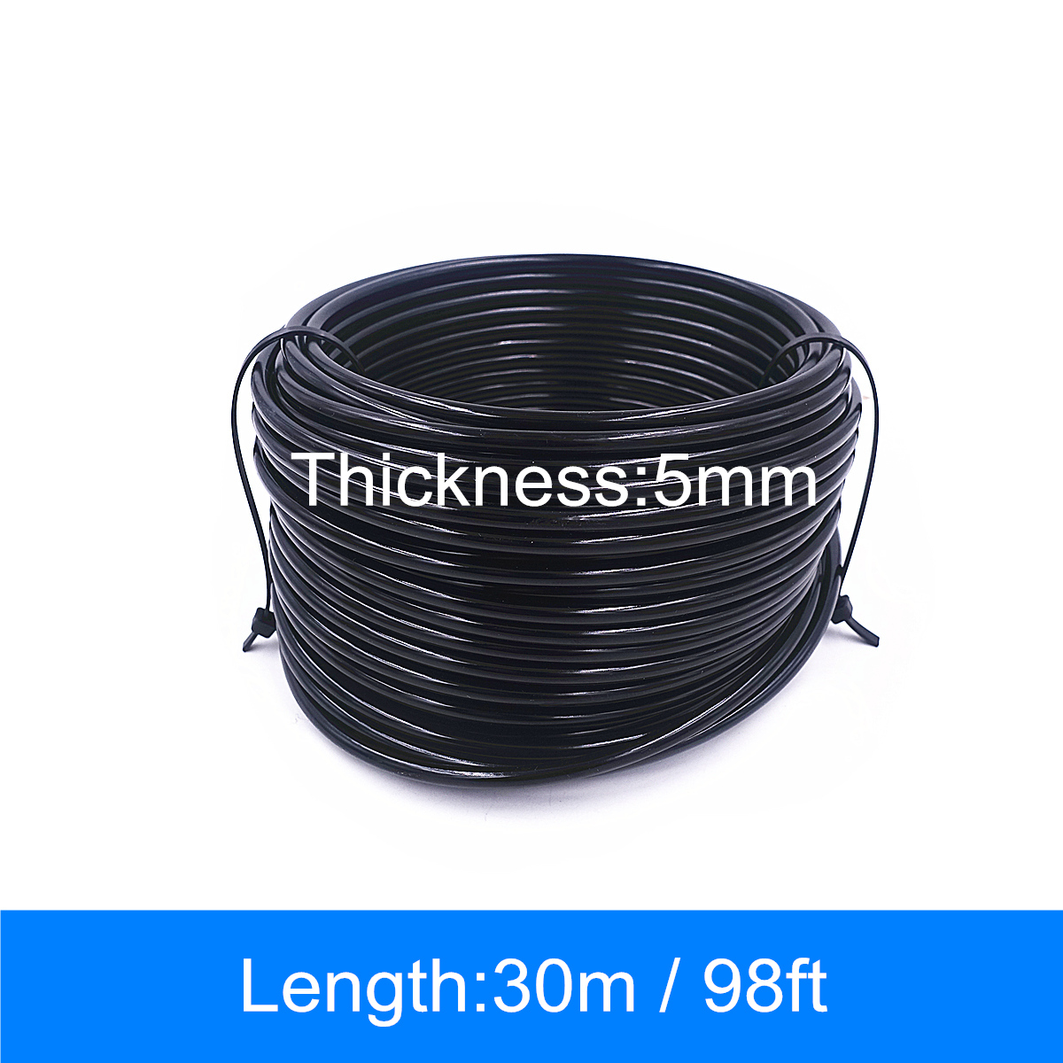 Câble métallique de gymnastique de diamètre 5/6mm, peau PU pour Machine à câble, système de poulie de levage de poids à domicile, accessoires d&#39;équipement de Fitness: 5mm x 30m