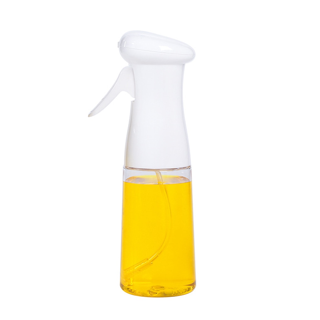 210Ml Olijfolie Spray Bbq Koken Keuken Bakken Olijfolie Spuit Olie Spray Lege Fles Azijn Fles Olie Dispenser salade: White