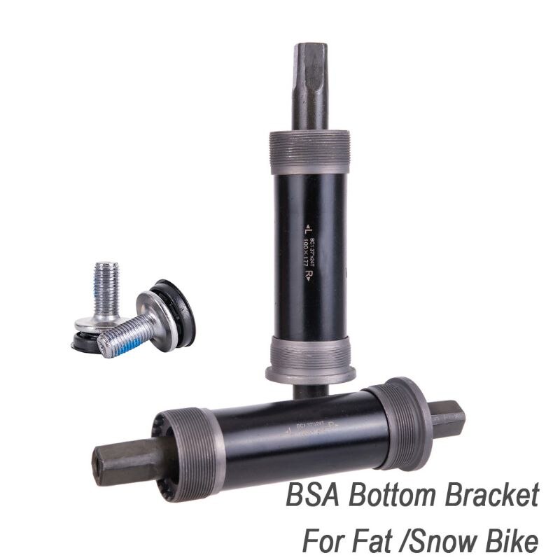 80mm 100mm Bicycle Square Tapered Bottom Bracket Axis for Fat Snow Bike Riding 425E