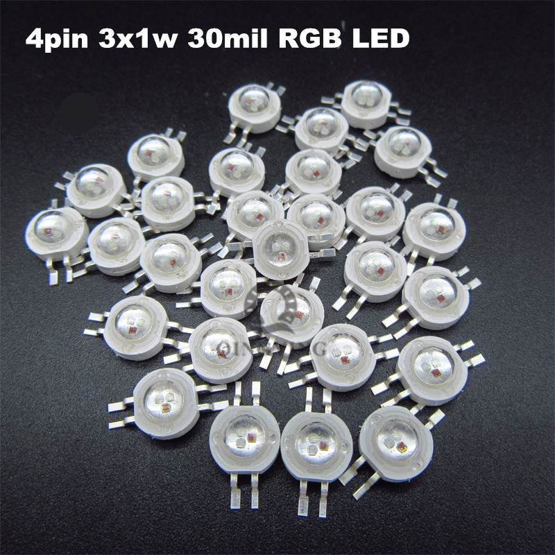 500 Uds. Bombilla LED de alta potencia 1W 3W Chips SMD blanco cálido fresco rojo azul amarillo verde foco LED Epistar COB Chip de diodo