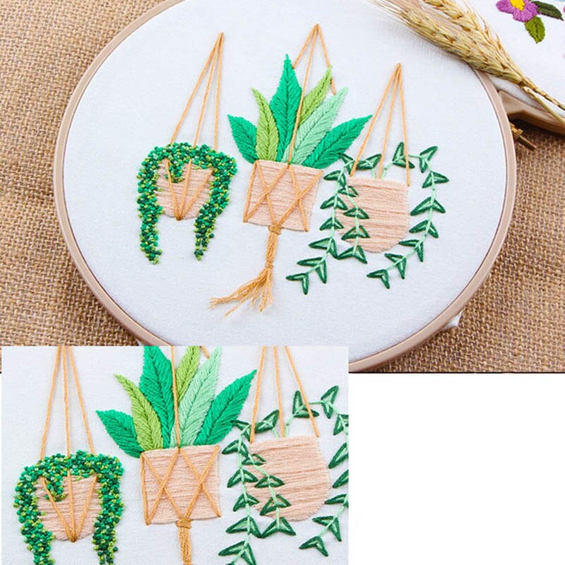 Cirkel broderisæt, broderisæt, håndarbejde broderi, korssting sæt, broderi til begyndere, diy kunst sy håndværk