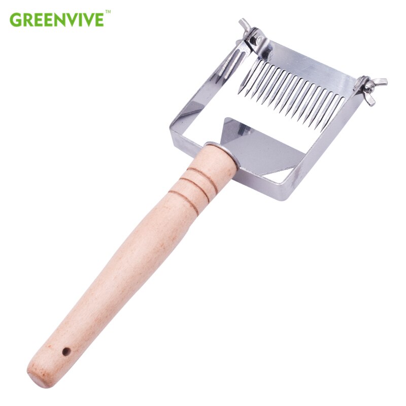 Beehive Tools Adjustable Direction Honey Uncapping Scraper Beekeeping Tool Stainless Steel Uncapping Fork Honey Forks