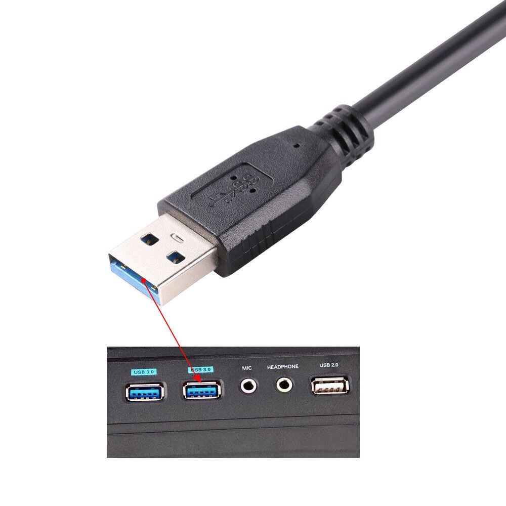Høj hastighed micro usb 3.0 to usb 3.0 kabel ekstern harddisk disk hdd 0.3-5 mhigh afskærmet snoet parret kabel 20 apr 16