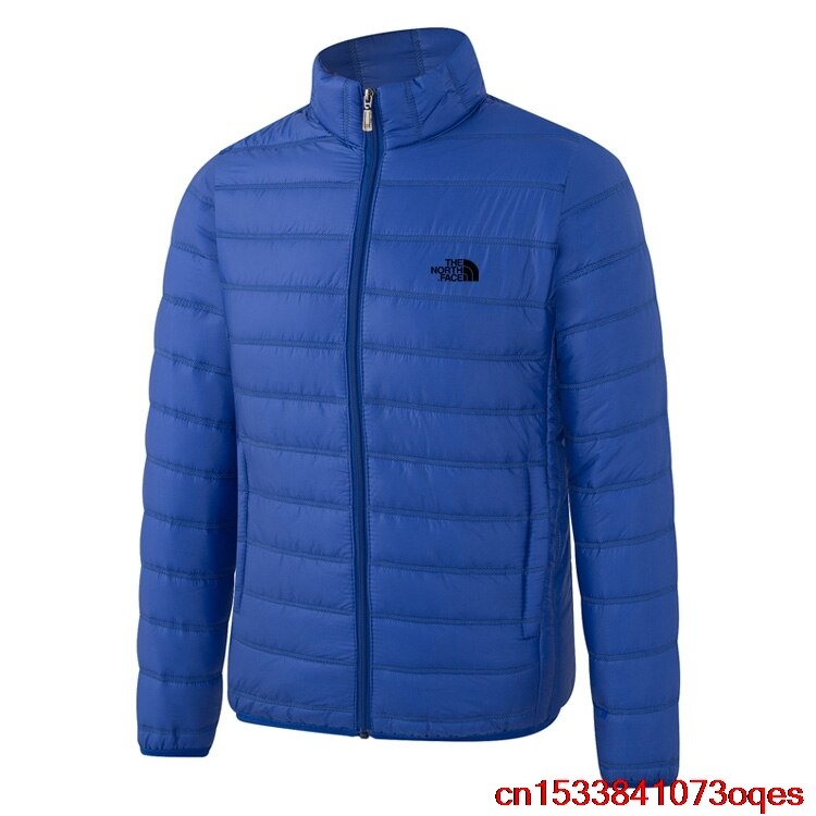 Brand the north face mænd dunjakke herre slank tyk varm ensfarvet hættekåber afslappede dunjakker mand 1 bm 9