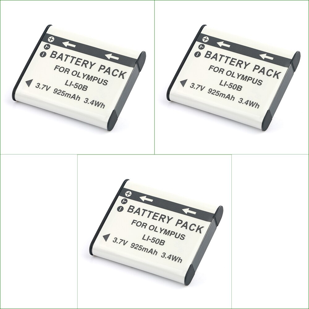 Batterie et chargeur pour appareil photo numérique Panasonic, pour VW-VBX090 VW-VBX090GK HX-WA03 HX-WA3 HX-WA30 HX-WA2 HX-WA20: 3PC Battery