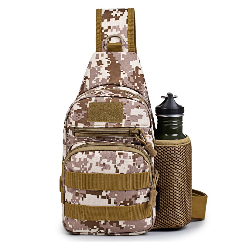 Uomo di Petto Tattico Sacchetto Esterno Militare Borsa A Tracolla Camouflage Tazza di Acqua di Viaggi di Caccia di Campeggio In Bicicletta Uomini Borsa Con Tracolla: Desertdigital