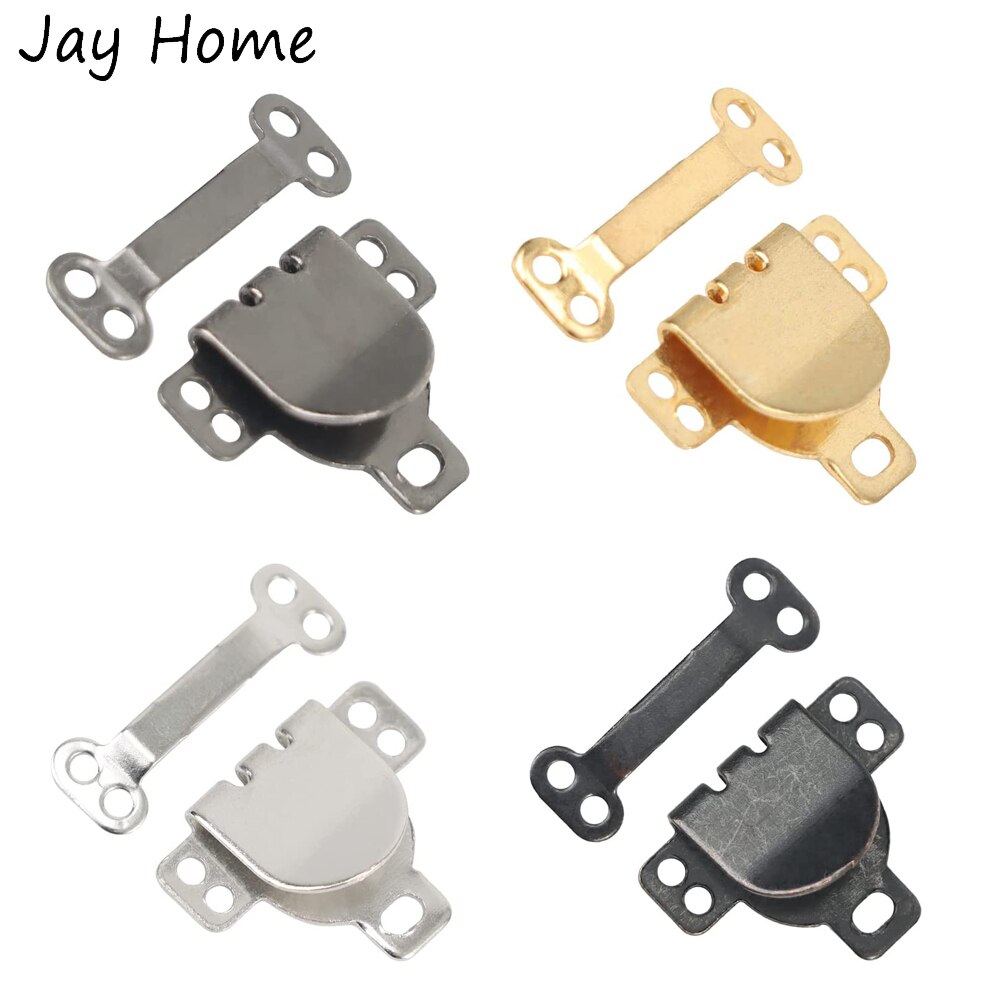50 Sets Skirt Hooks and Eyes Hook and Eye Latch for Clothing Bra Trousers Skirt Dress and Sewing DIY Garment Accessories Craft