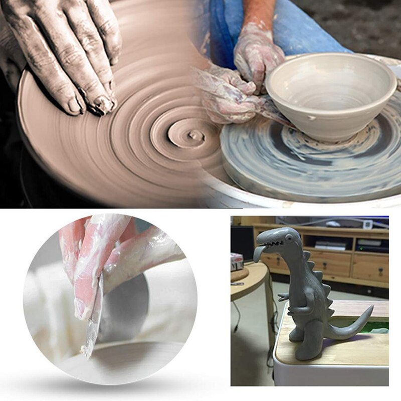 61 stk keramikværktøj lerskulpturværktøj træhåndtag keramikudskæringsværktøjssæt lerrenseværktøjssæt stenmalerisæt til s