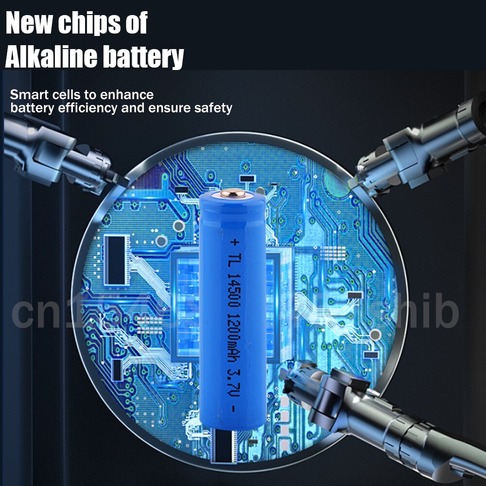 1-2pcs 14500 3.7V 1200mAh AA Lithium Rechargeable Battery For Toy LED Flashlight Remote Control Mouse Shaver AA Li ion Batteria