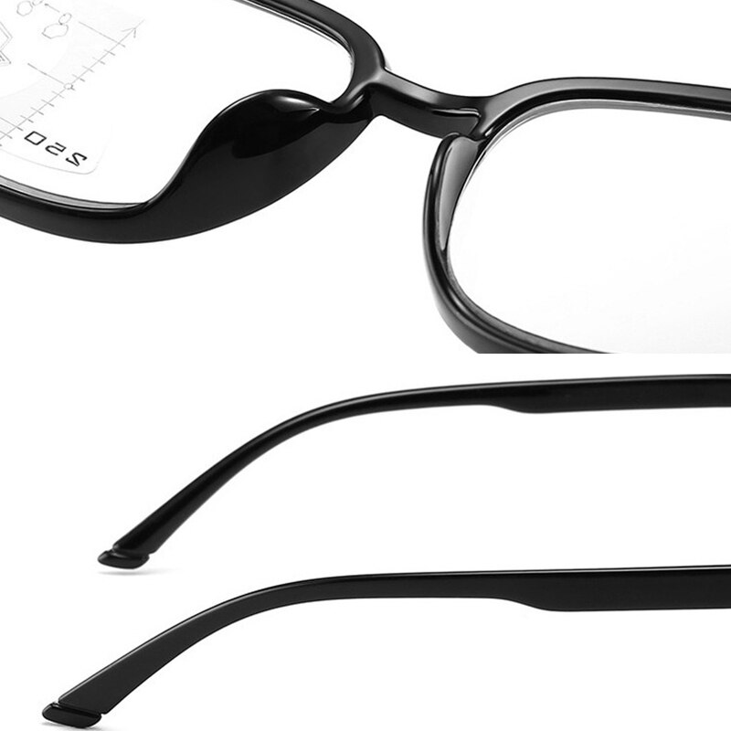 Progressive Reading Glasses Men Women Multifocal Presbyopic Glasse See Far Near Anti-blue Light Low Bridge Big Full Frame