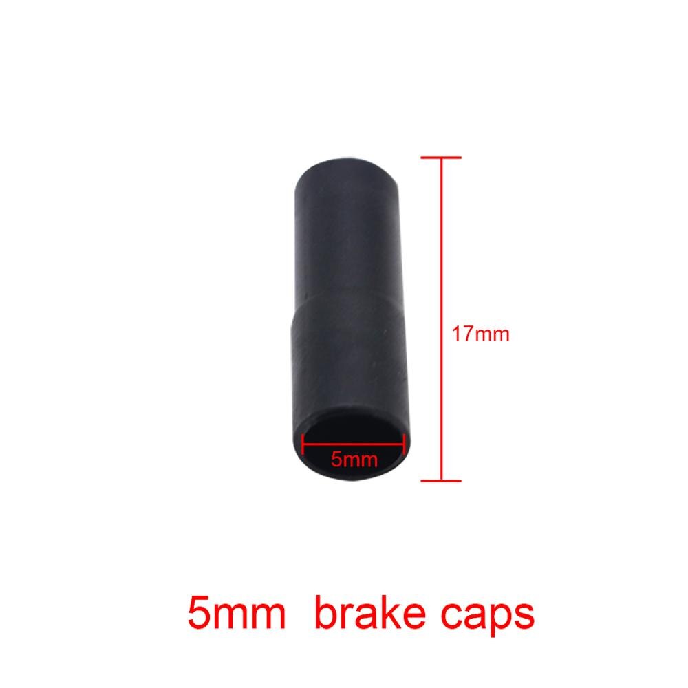 50 Pcs / 100 Pcs 4mm 5mm Road Mountain Bike Brake Shift Derailleur Cable End Crimps Bicycle Wire Cable End Caps Housing Ferrules