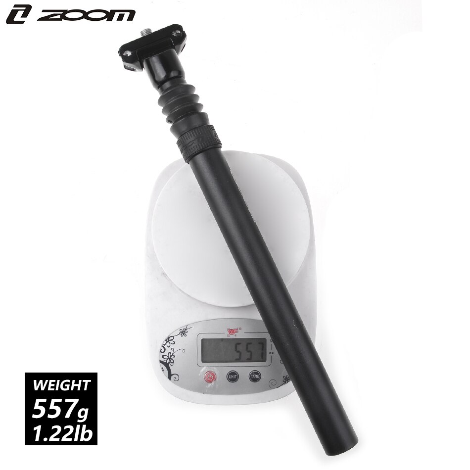 ZOOM – tige de selle de vélo de montagne 27.2/30.9/31.6mm X350mm, amortisseur de Suspension, pièces de bicyclette vtt: SP-372  27.2-350L