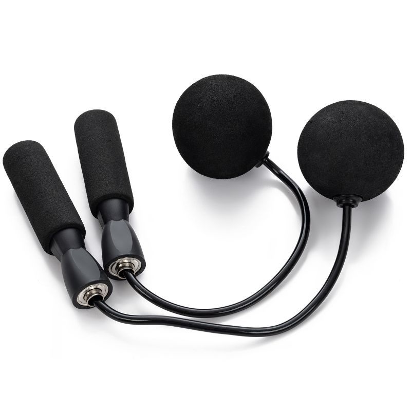 Cuerda para saltar inalámbrica, deportes de Fitness, modelos para adultos, más pelota grande, pelota pequeña, estilo , autoperfes: Negro