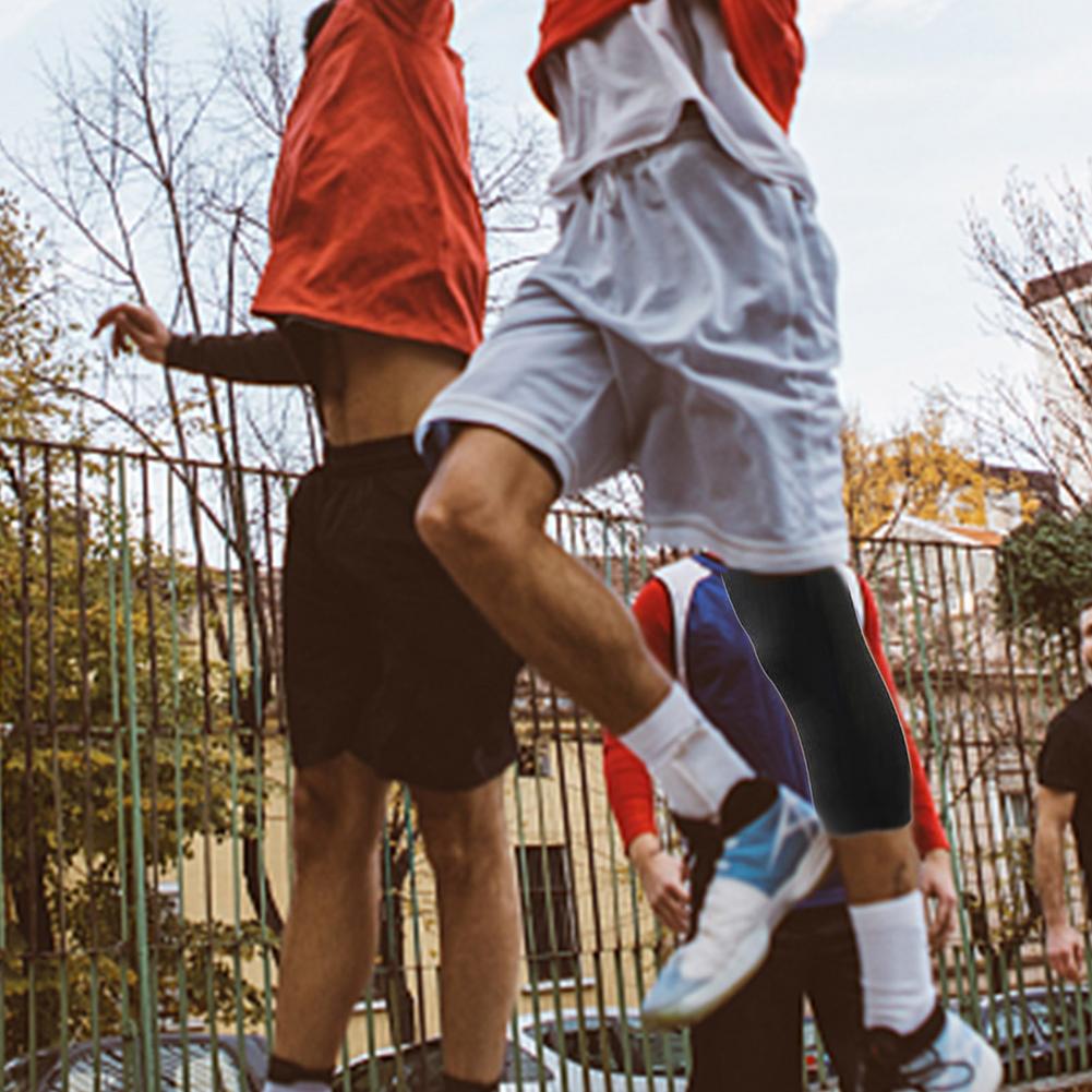 Mens Basketball Tights 3/4 Men's Compression Pants Tights Leggings Mens Tight Athletic Pants Moisture Wicking Technology Perspir