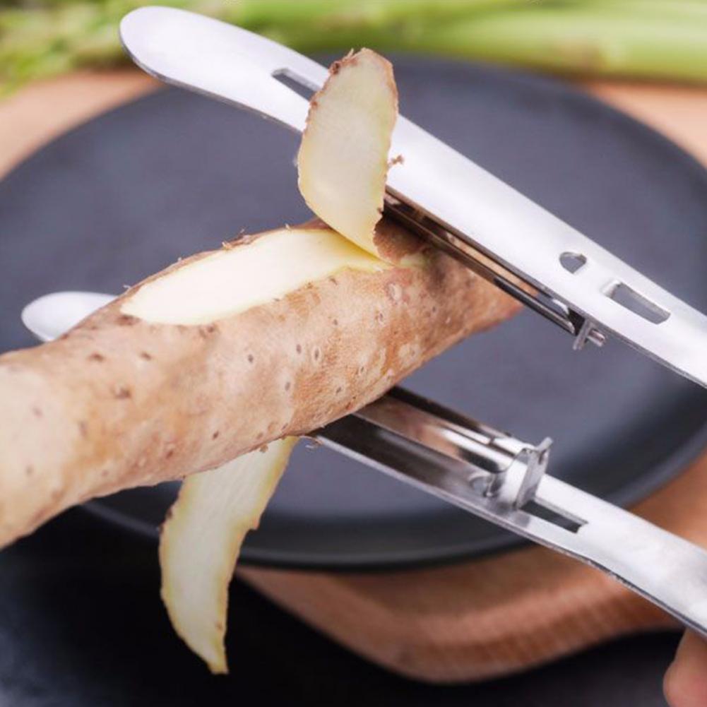 Potato Peeler Simple Operation Rust-proof Long Lasting Heavy Duty Multifunctional Potato Slicer Vegetable Peeling Tool