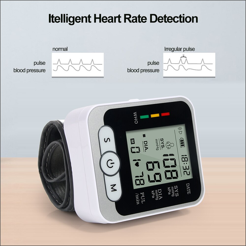 Rz Pols Bloeddrukmeter Case Digitale Bloeddrukmeter Met Voice Draagbare Automatische Tonometer Bloeddrukmeter