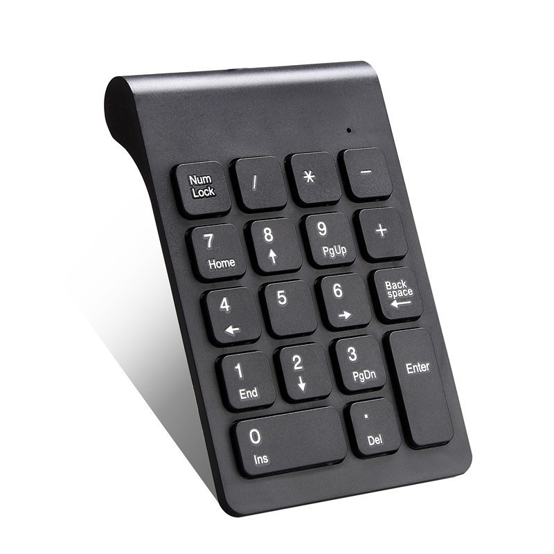 Keyboard 2.4G USB18 Keys Mini Digital Keyboard for Laptop Numeric Keypad Wireless Number Pad