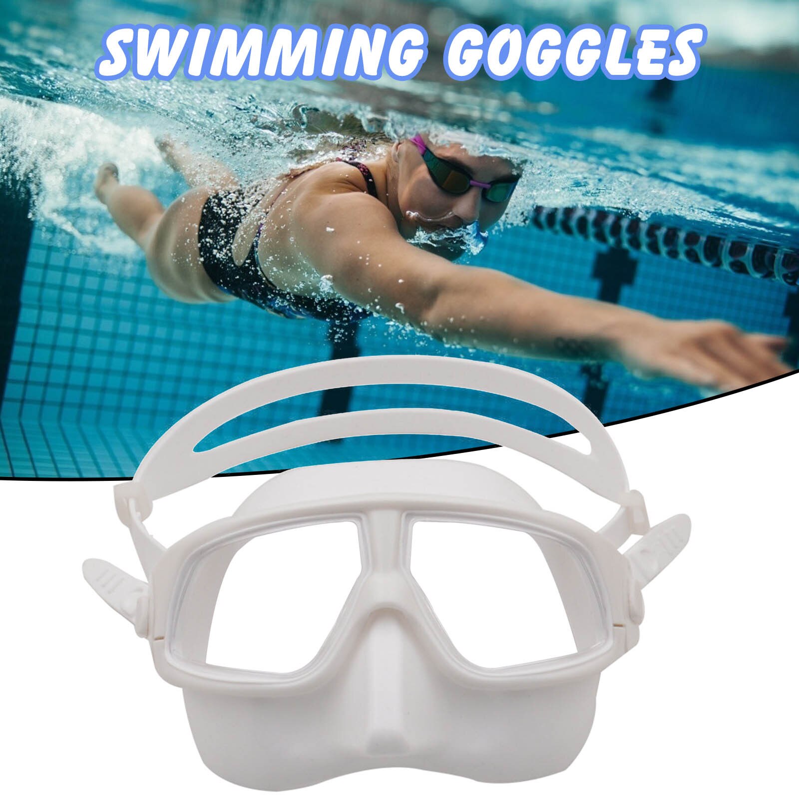 Máscara de buceo para adultos, gafas de silicona para Freediving, máscara de esnórquel de salvamento subacuática, gafas de natación antiniebla impermeables # GH